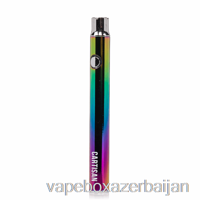 Vape Baku Cartisan Button VV 400 510 Battery Rainbow